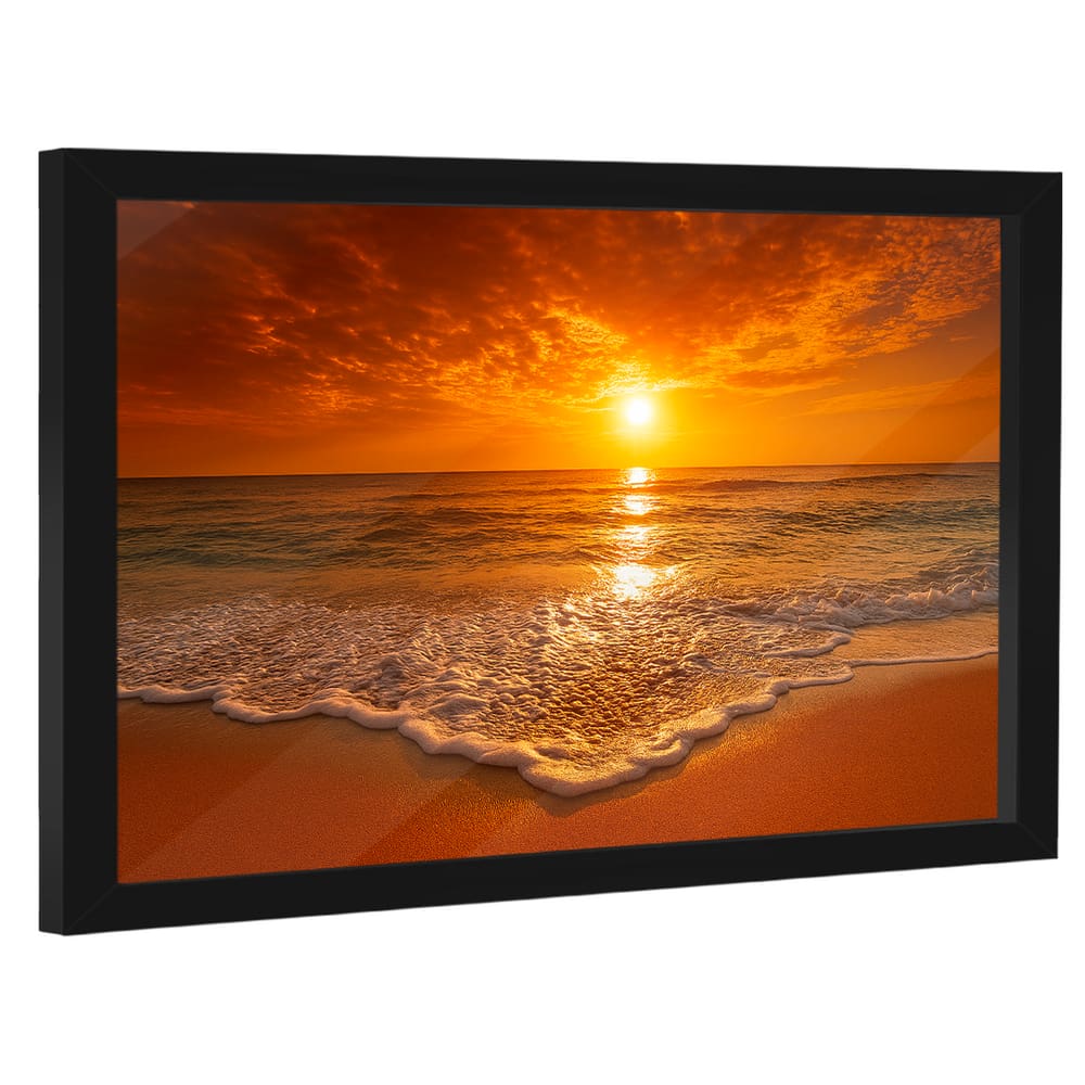 Quadro Decorativo Praia em Clima Tropical
