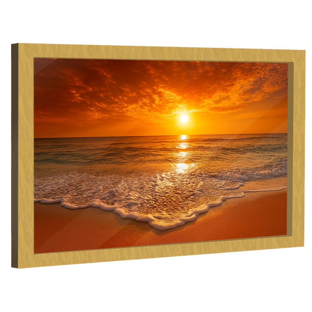 Quadro Decorativo Praia em Clima Tropical