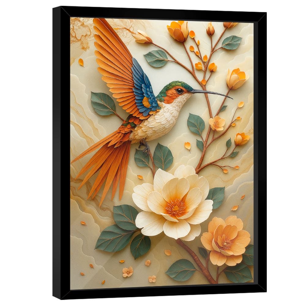 Quadro Decorativo Beija-Flor