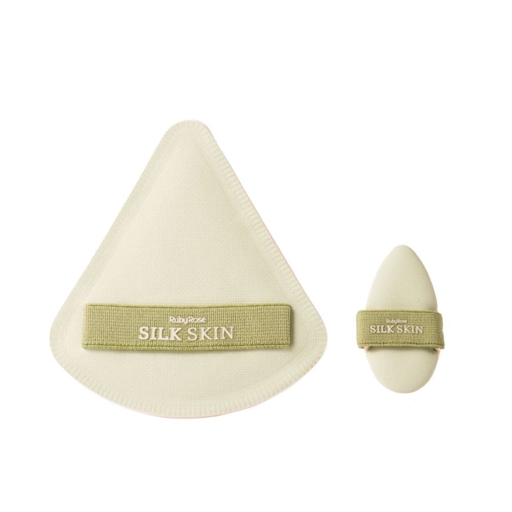 Kit Esponja para Maquiagem Soft Touch Silk Skin - Ruby Rose