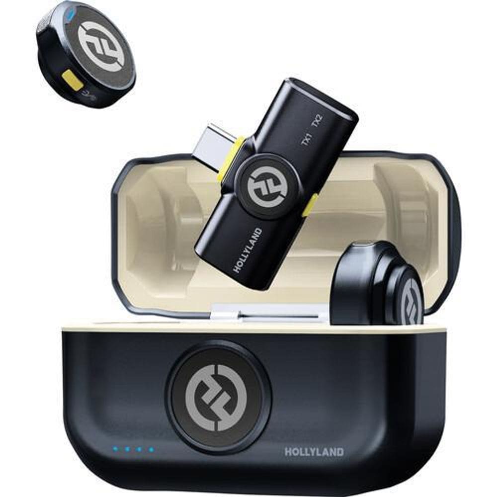 Microfone Hollyland Lark M2 Duo Usb-C Duplo 2 Pessoas Sem