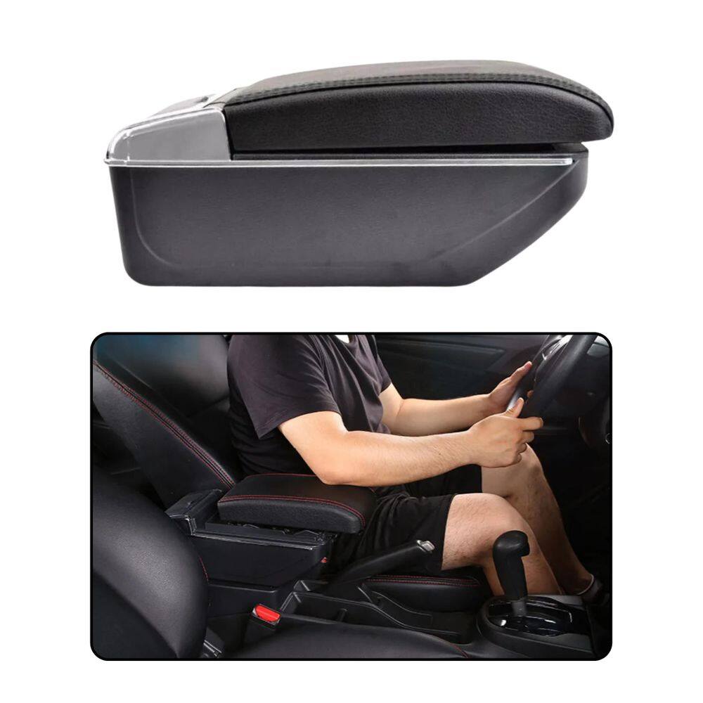 Console Central Apoio Universal Veicular Entrada Usb Preto