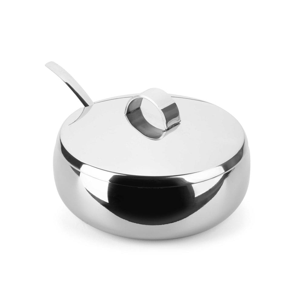 Farinheira 600g Aço Inox com Colher Açucareiro Mesa Multiuso