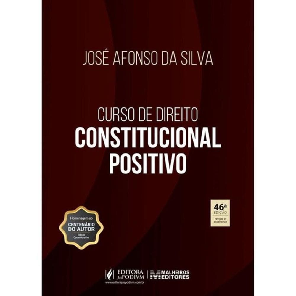 Curso De Direito Constitucional Positivo - 2025