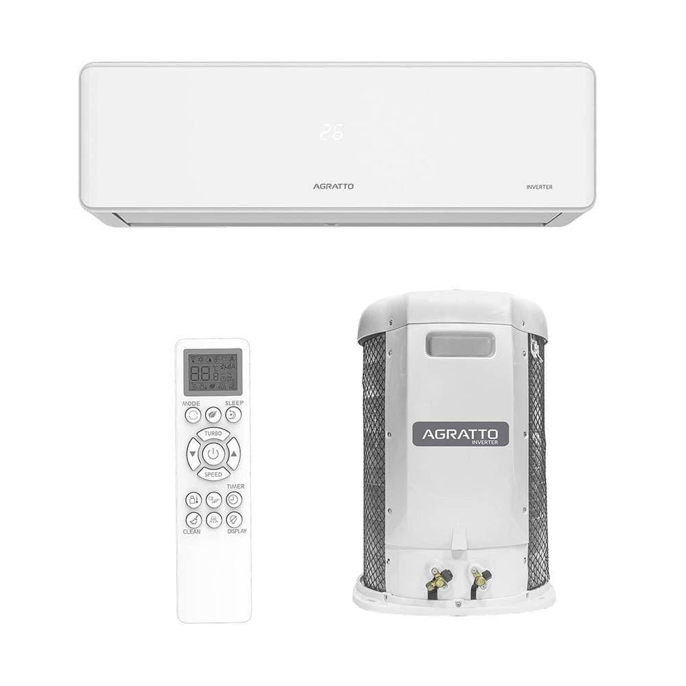 Ar Condicionado Split Hi Wall Agratto Inverter Fit Top 30.000 Btus Frio R-32 220V
