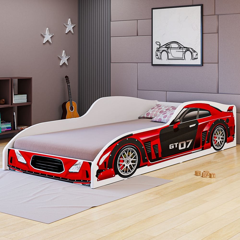 Cama Juvenil Carro GT Quarto Infantil Aventura e Diversão