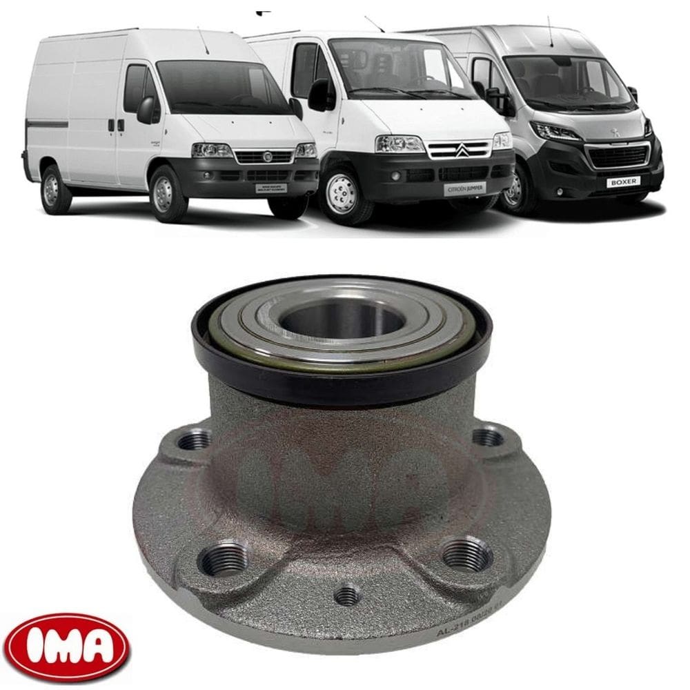 Cubo De Roda Traseiro C/Rolamento - Boxer 2009 A 2017 / Ducato 2009 A 2018 / Ducato 2009 A 2018 / Jumper 2009 A 2018 - Al-218