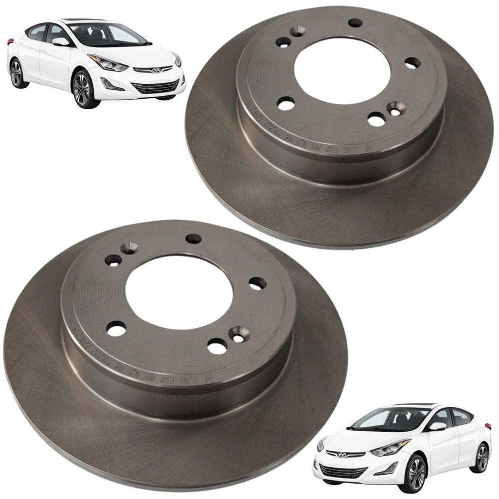 Par Disco De Freio Traseiro I30 2012 A 2016 / Elantra 2011 A 2018 / Veloster 2011 A 2013 / Creta 2021 A 2024 / Cerato 2010 A 2019 - Fremax Bd5167