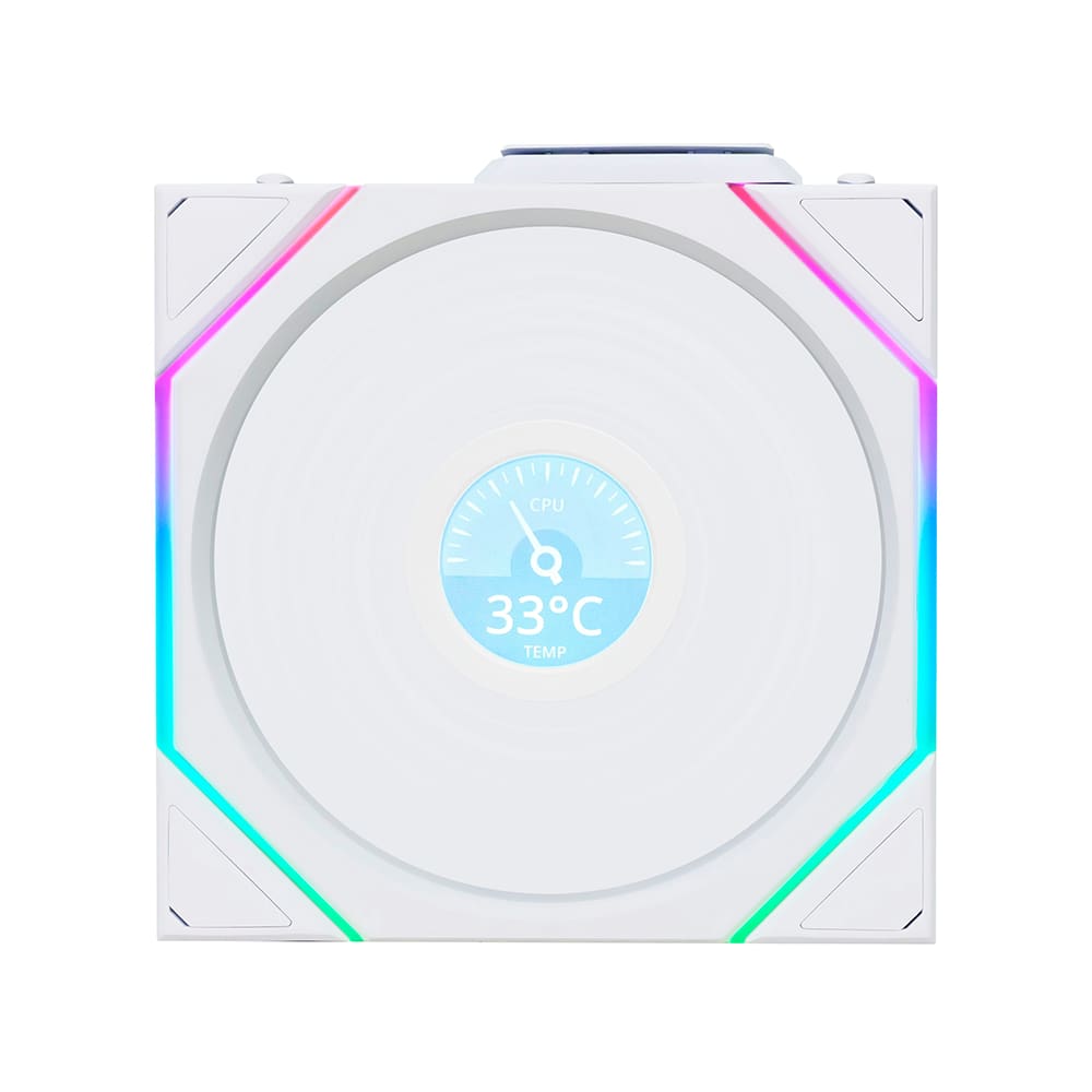 Fan Gamer Lian Li Uni Fan TL Wireless LCD 120 ARGB Branco