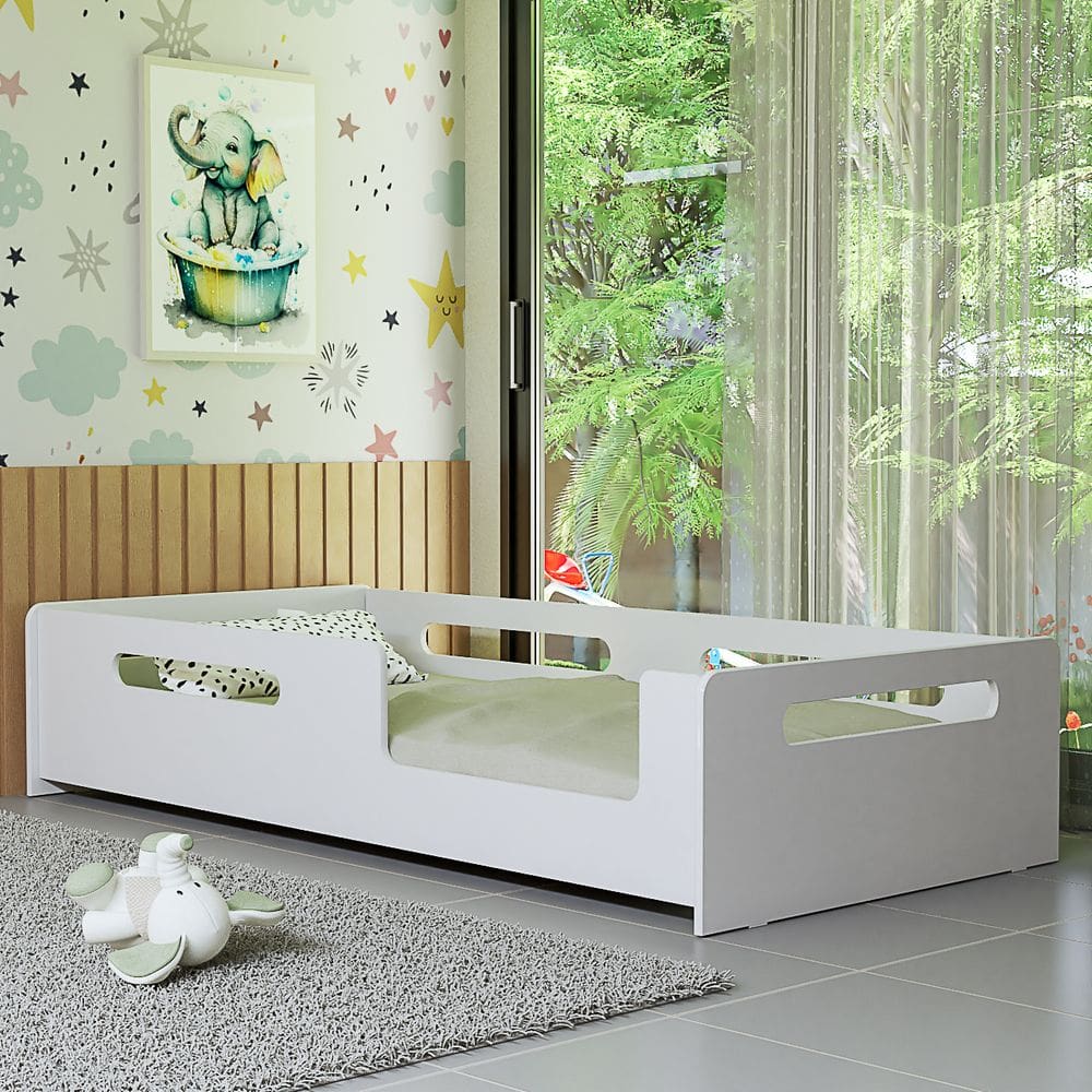 Cama Montessori Amanda Design Moderno Montagem Simplificada