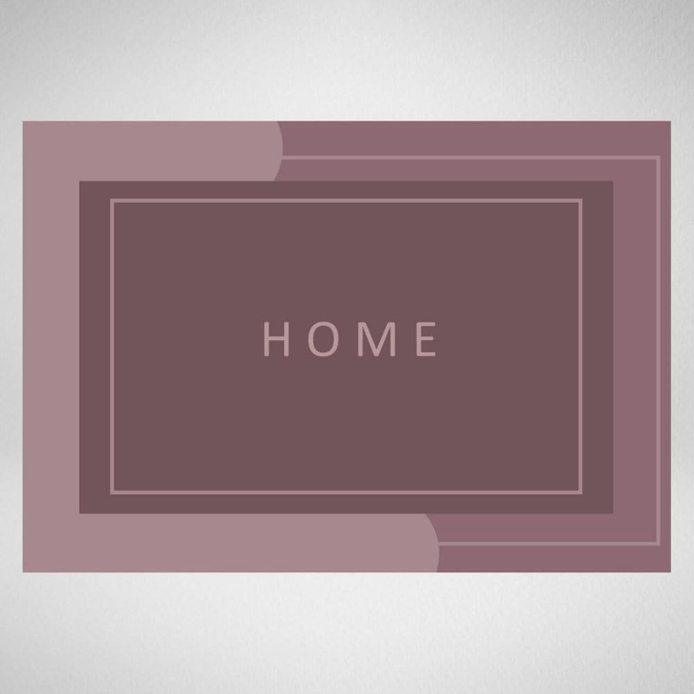 Tapete Porta Entrada Decorativo Antiderrapante 65X45 Home