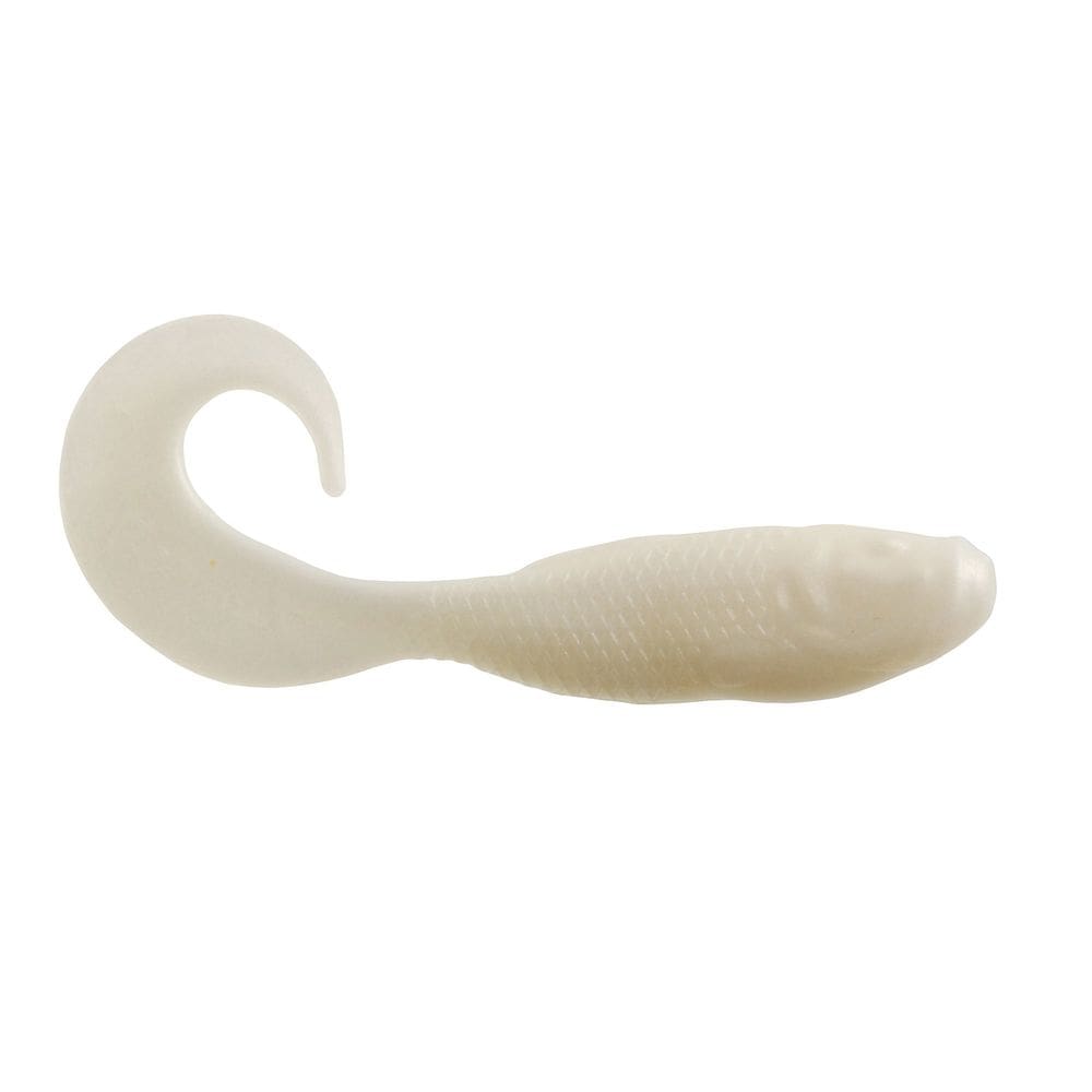 Isca macia Berkley Gulp! Tainha de natação Pearl White 10cm