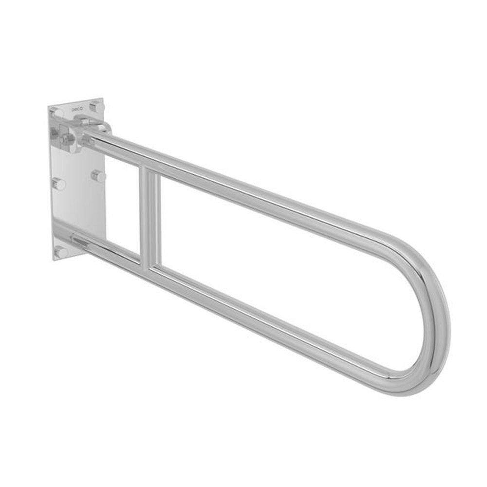 Barra De Apoio Lateral Articulável Deca Conforto Inox Polido