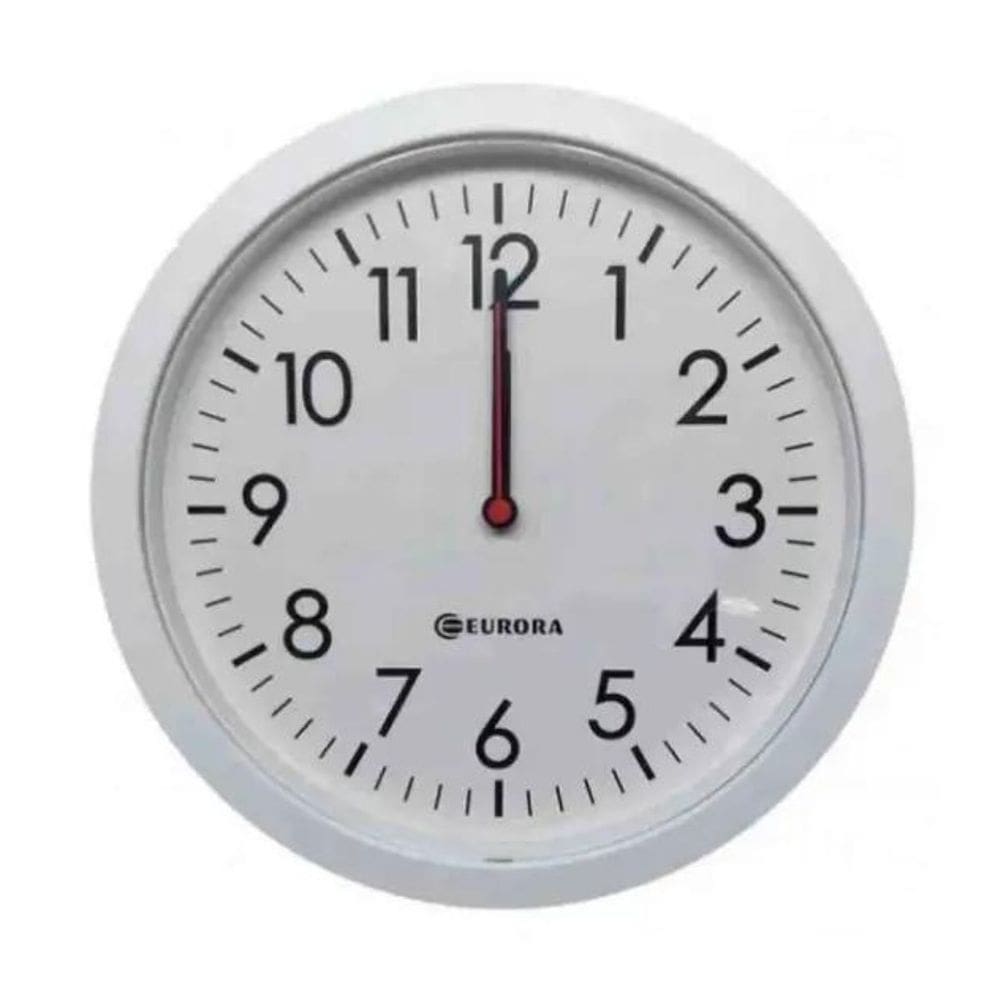 Relógio de Parede Branco TWI Eurora 6575-141
