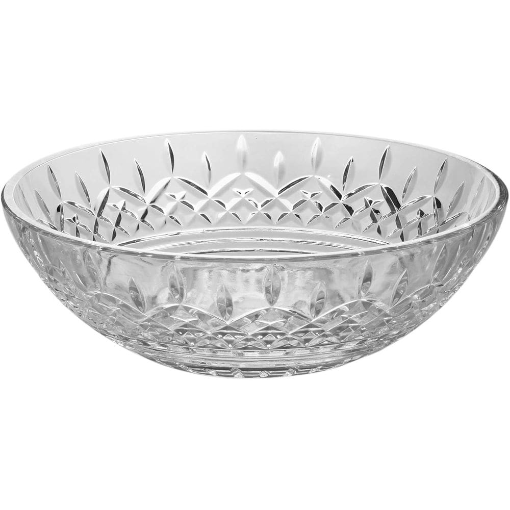 Centro Mesa Cristal Wolff Lys 30x10cm Frutas Vasilha Decorar