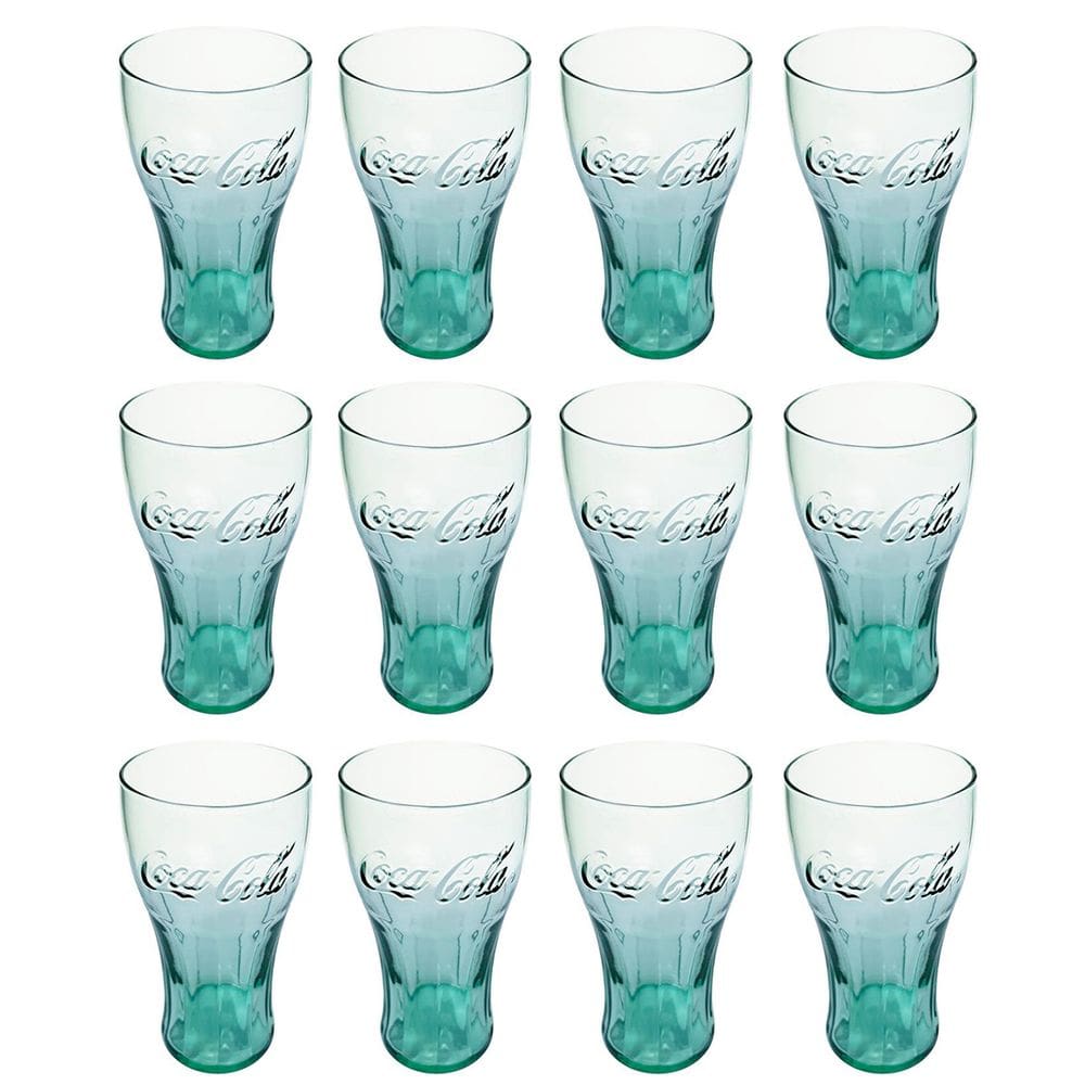 Copo Contour Coca Cola Verde 470ml 12 Unidades - Nadir 705007