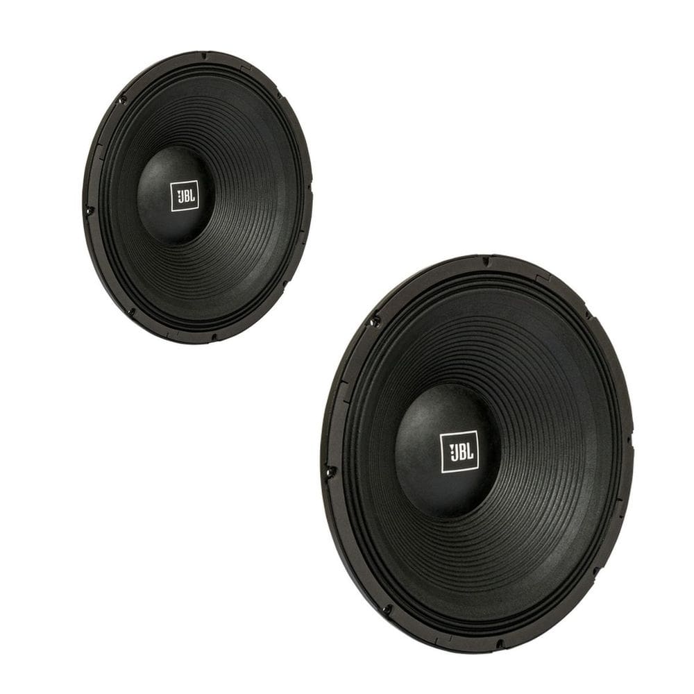 Kit 2 Alto Falantes Subwoofer JBL 18 Polegadas 18SW3P 800 W RMS  8 Ohms  - Preto