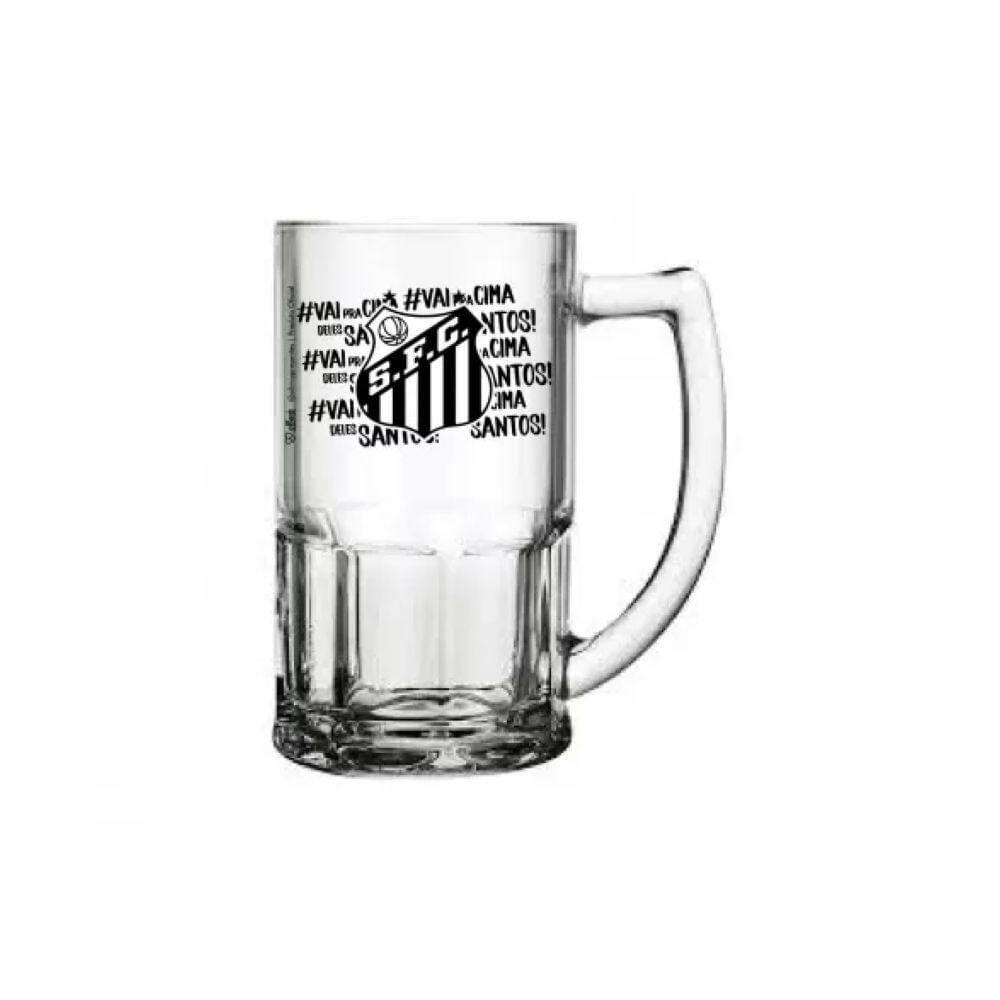 Caneca de Cerveja Vidro Bristol Santos 340ml - Allmix