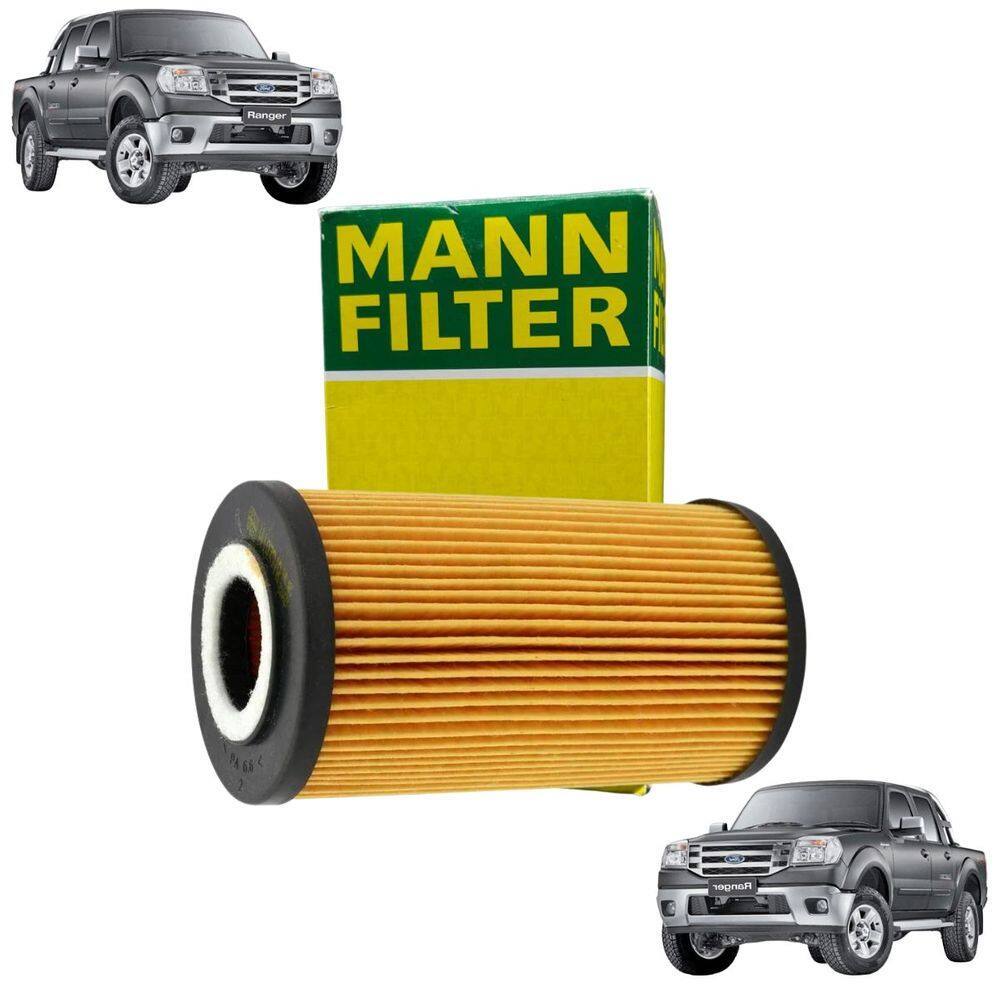 Hu 932/8X - Filtro De Óleo - Ranger 2005 A 2012 / T4 2012 A 2012 / Troller 2005 A 2012 - Mann Filter