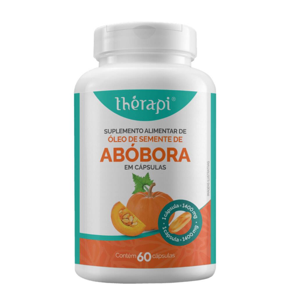 Óleo De Semente De Abóbora 1000Mg 60Cáps Suplemento Alimentar Therapi