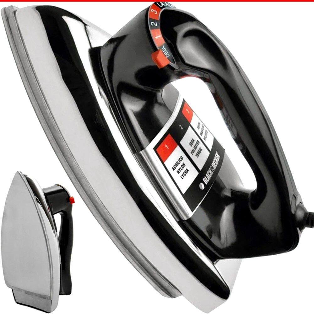 Ferro de Passar Roupa Black Decker a Seco 1000w Antigo VFA1110TM2