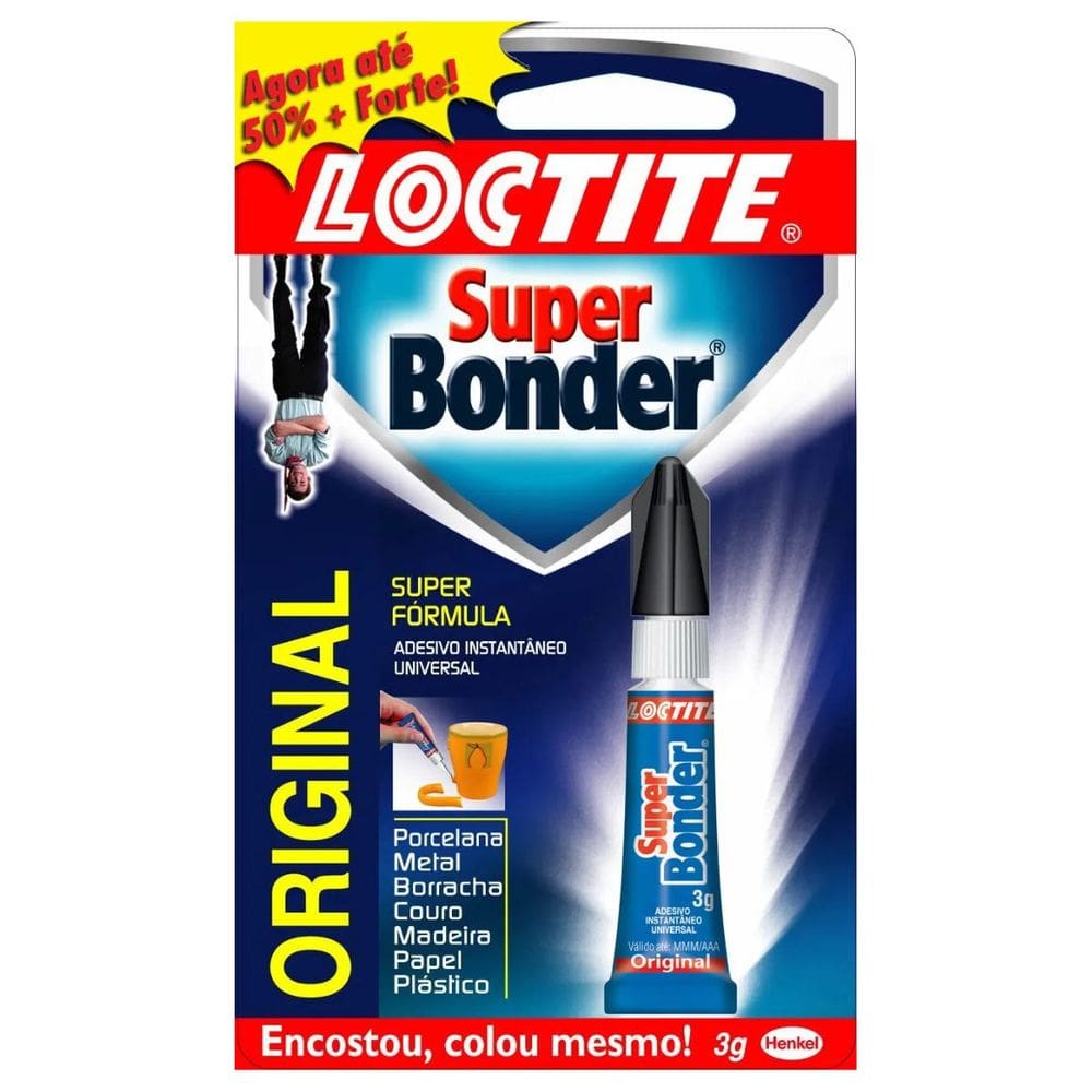 Cola Super Bonder Ultra Mais Forte Mais Rápida Loctite 20G - 2677335