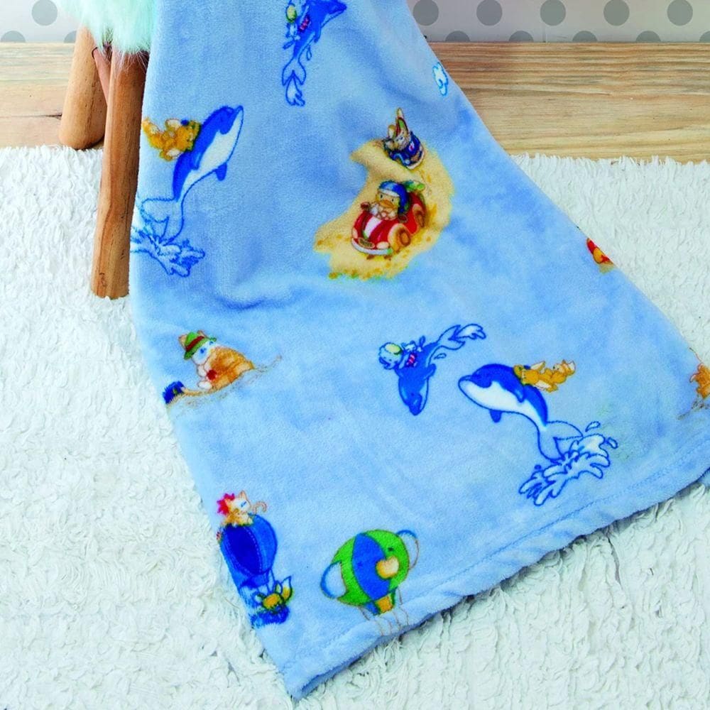 Manta P/ Bebê Carinho Entre Amigos 0,90X1,10M - Dyuri