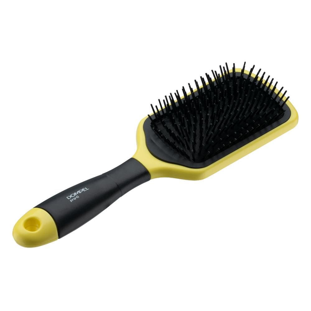 Escova de Cabelo Raquete Desembaraçadora Dompel Hair Premium Amarelo
