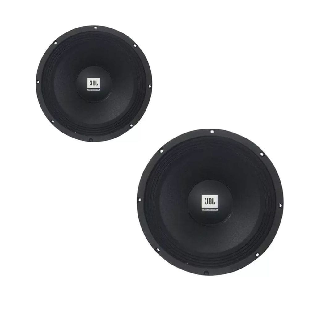 Kit 2 Alto Falantes Woofer JBL 12 Polegadas 12LX700 700W RMS 8 Ohms - Preto