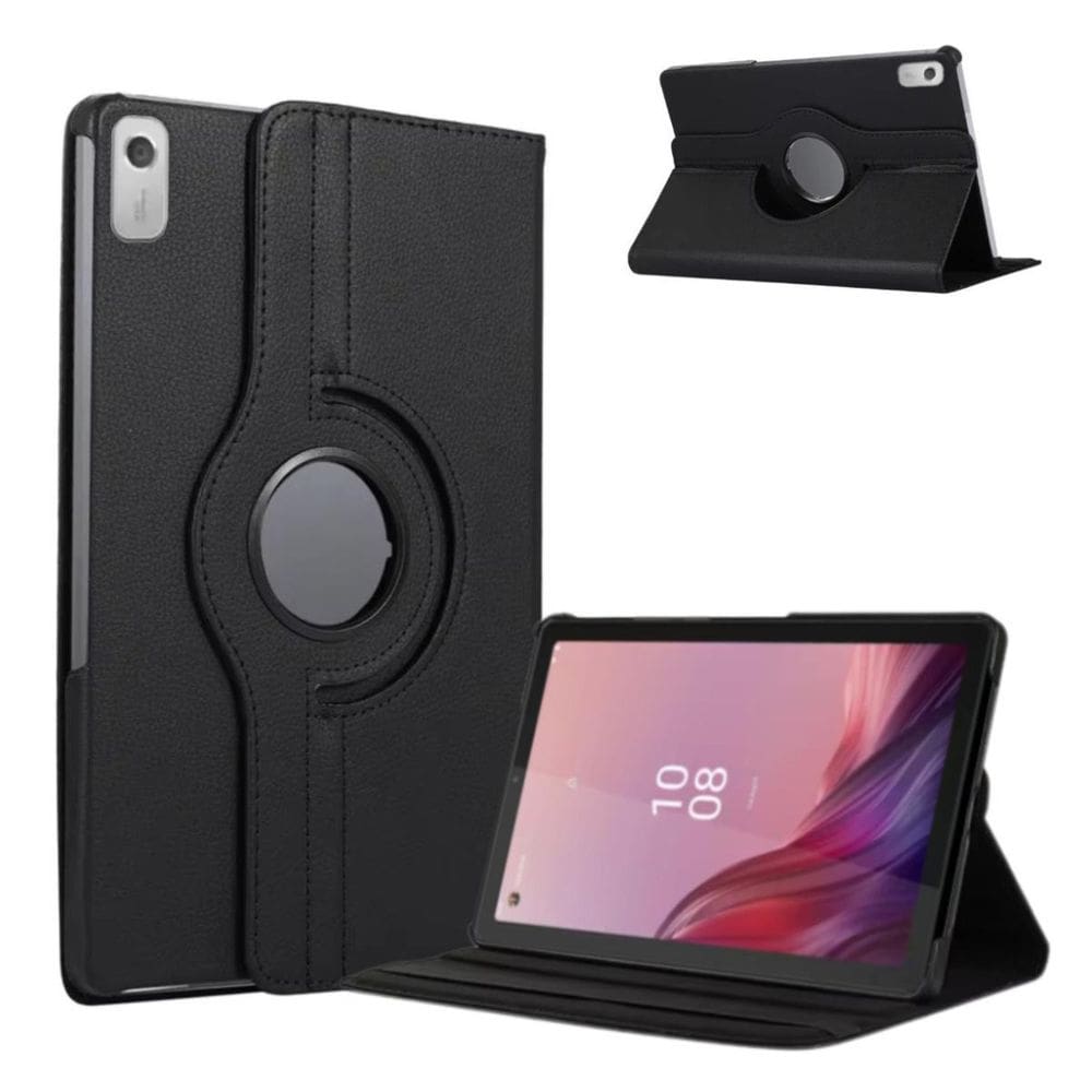 Capa Couro Suporte Giratório Para Tablet Lenovo M9 Tb310Xu