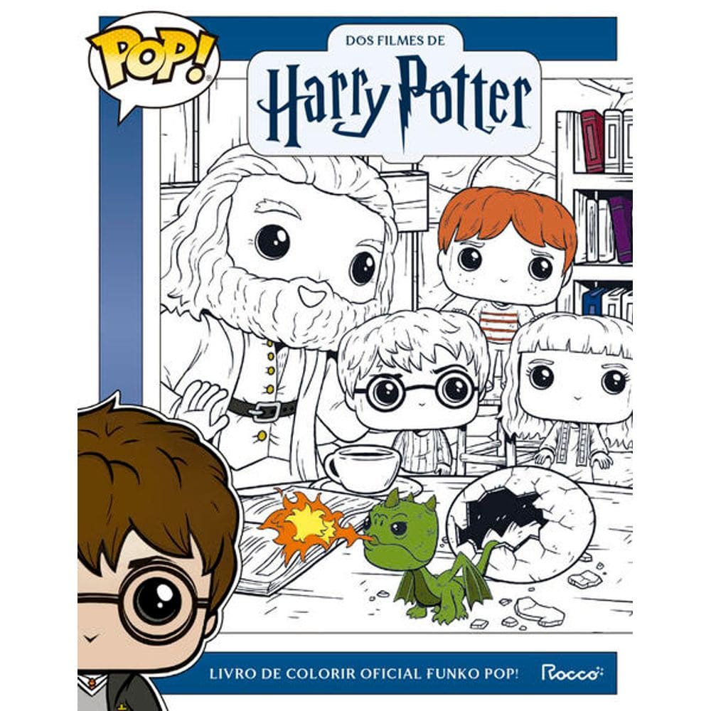Livro de Colorir Oficial Funko Pop!dos Filmes de Harry Potter
