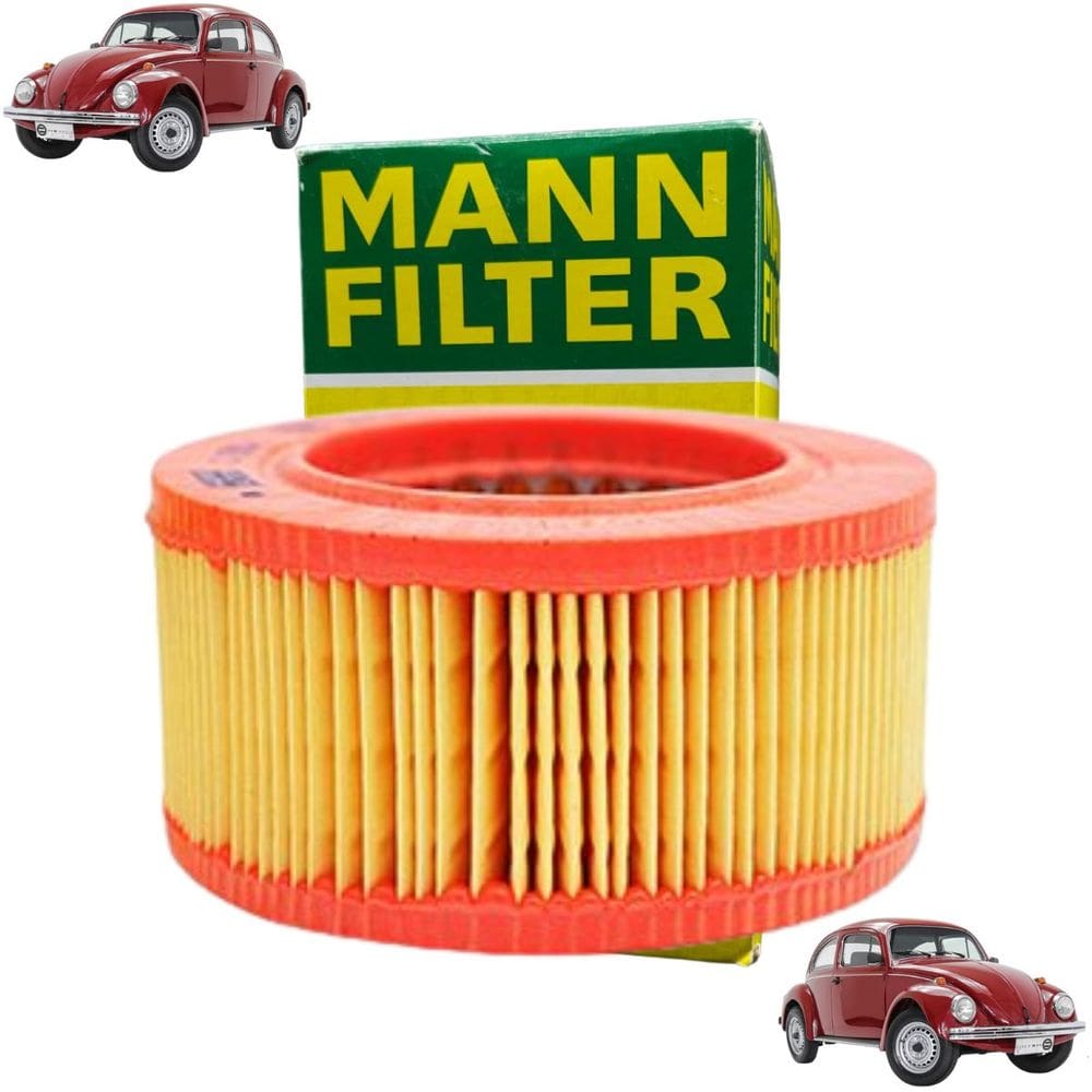 C 1535/1 - Filtro De Ar - Br 800 1988 A 1992 / Fusca 1960 A 1986 / Karmann 1961 A 1969 / Kombi 1960 A 1966 - Mann Filter