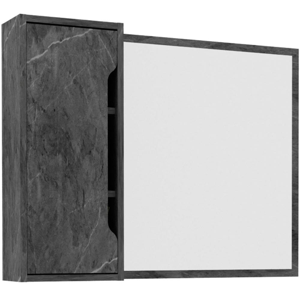 Espelheira para Banheiro 80 cm com 1 Porta