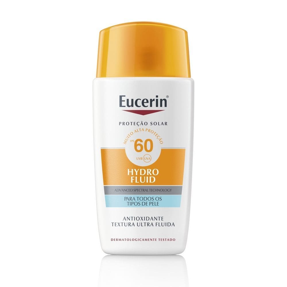 Eucerin Sun Hydro Fluid FPS 60 Fluido Facial Ultra Leve 50ml