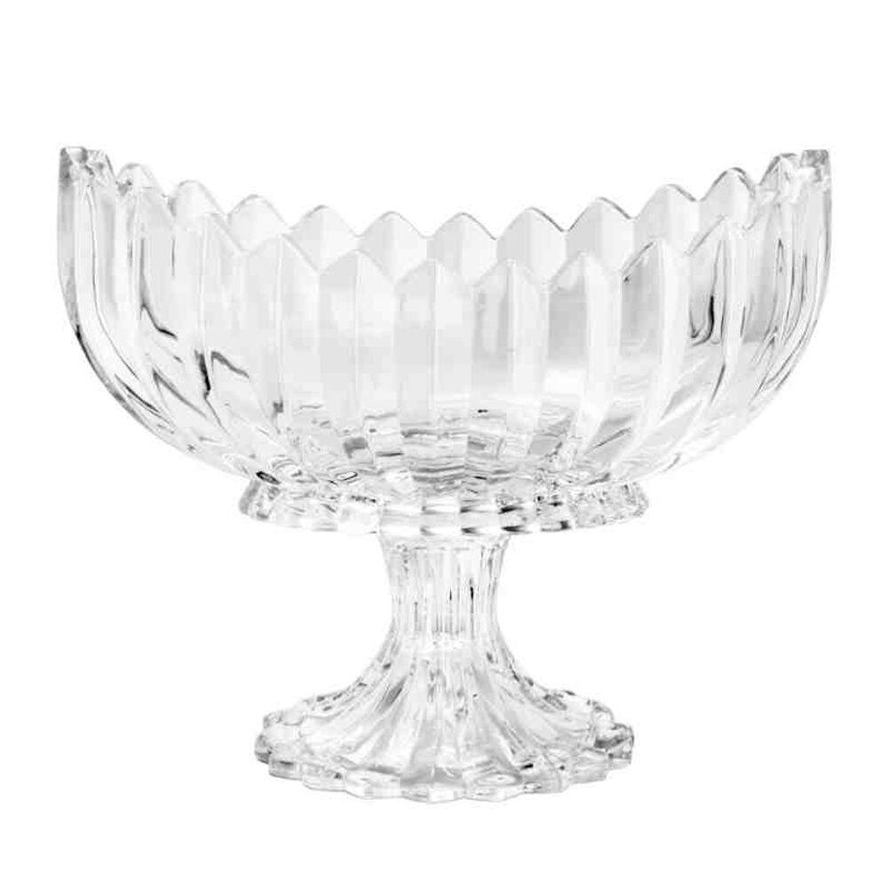 Centro de Mesa com Pé de Cristal Geneva Wolff