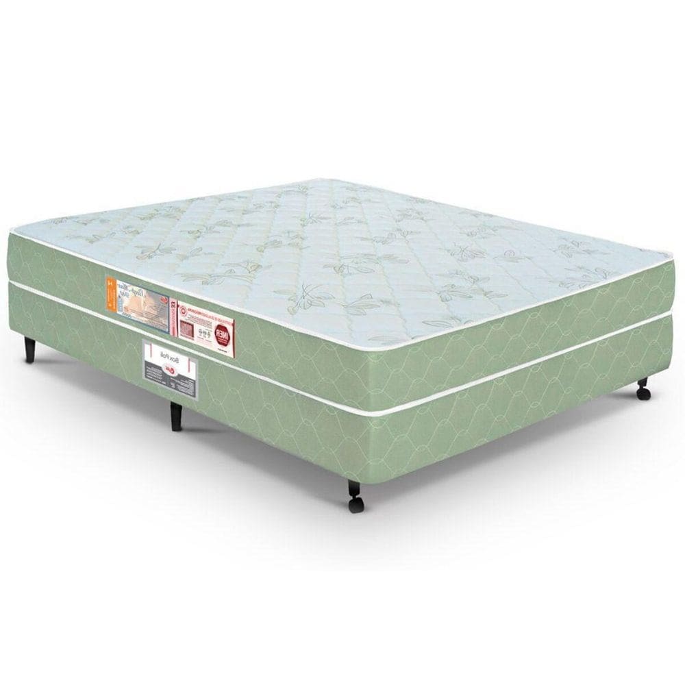 Cama Box Casal Castor Sleep Max D33 138x188x52 + Box Castor