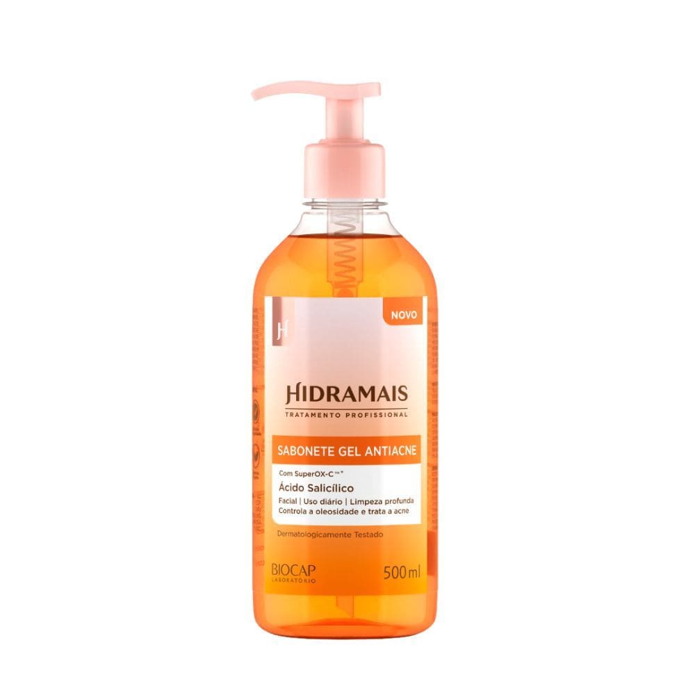 Sabonete Gel Facial Hidramais Antiacne 500ml