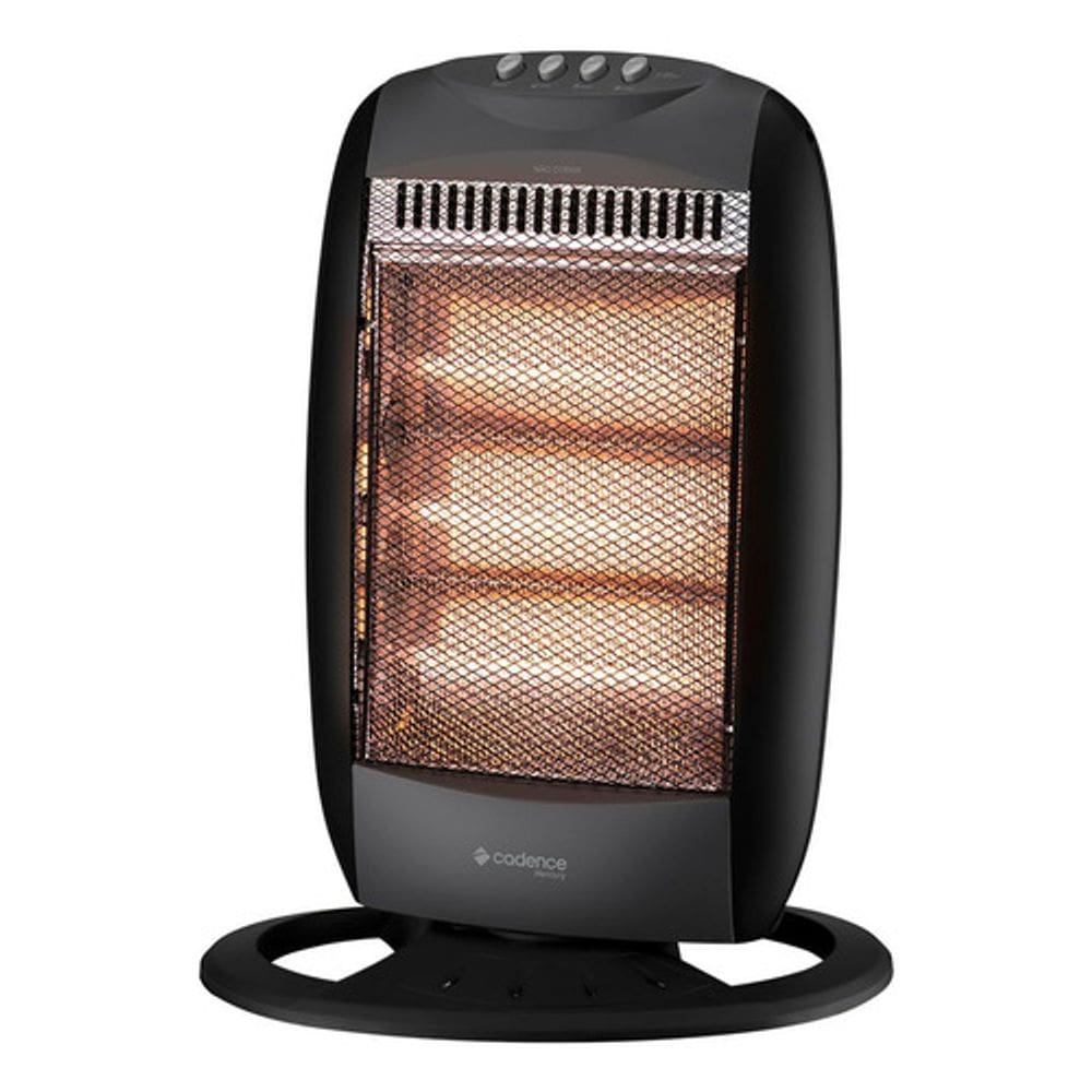 Aquecedor Halogeno Cinza 127v 1200w Cadence Mercury