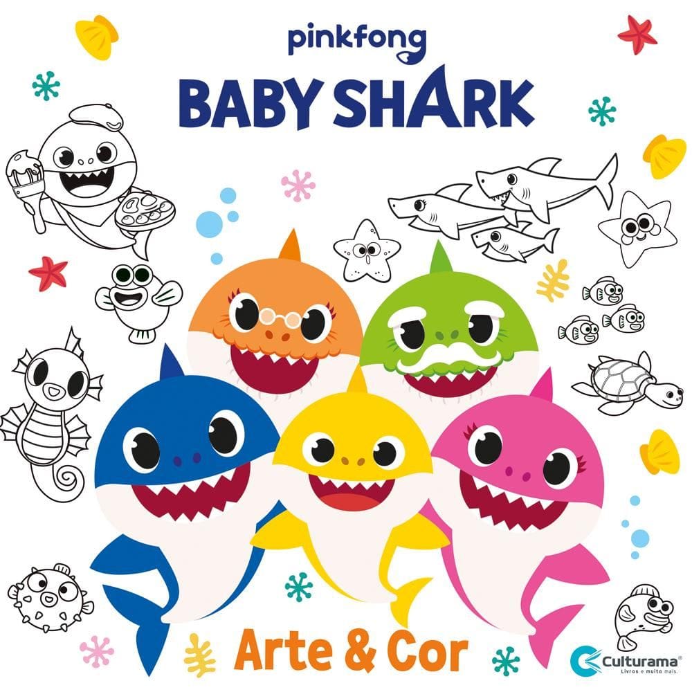 Arte E Cor Baby Shark