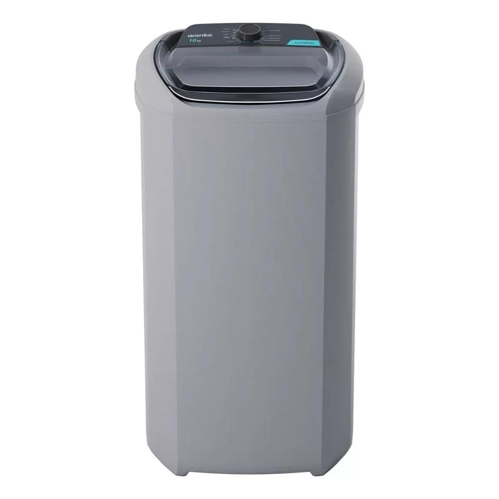 Tanquinho de Lavar Roupa 10kg Wanke Comfort Semiautomática Cinza 127V - LWBE100T3