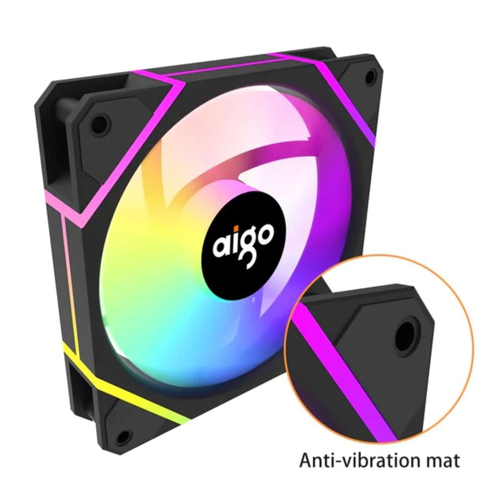 Cooler Fan para Gabinete Aigo AM12 Pro RGB
