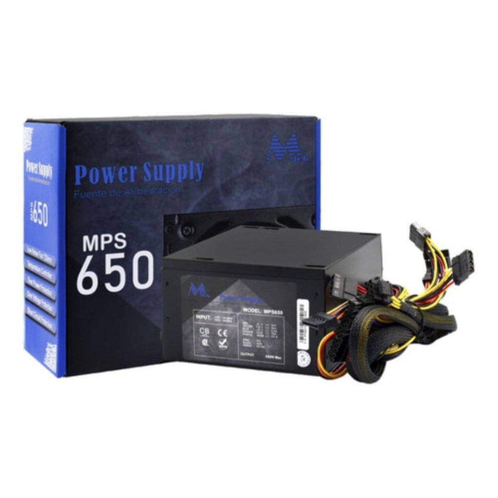 Fonte Mtek Mps650 650w Atx / Não Modular - Preto