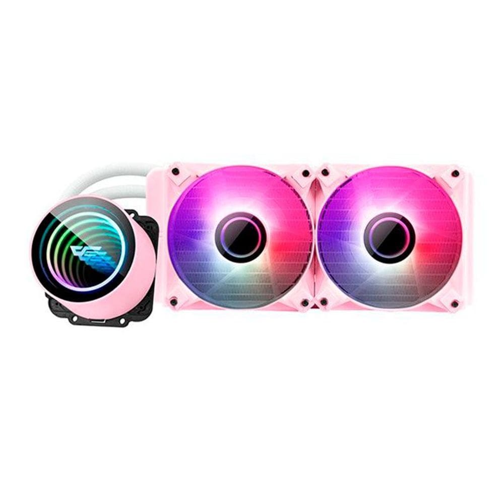 Water Cooler Gamer Para Processador Darkflash Dx240 - Rosa