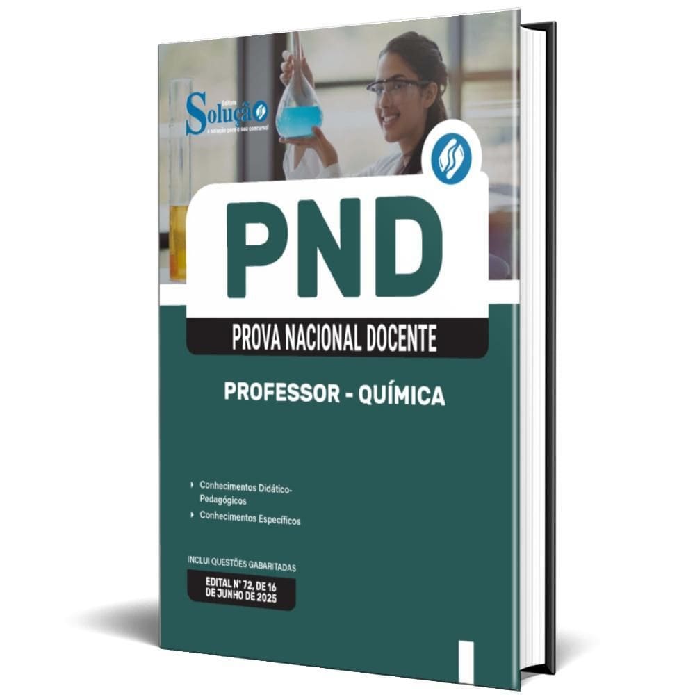 Apostila Pnd Cnu Professores 2025 Professor Química