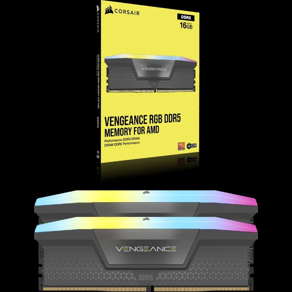 Memória RAM Corsair Vengeance RGB 16GB DDR5 5200MHz