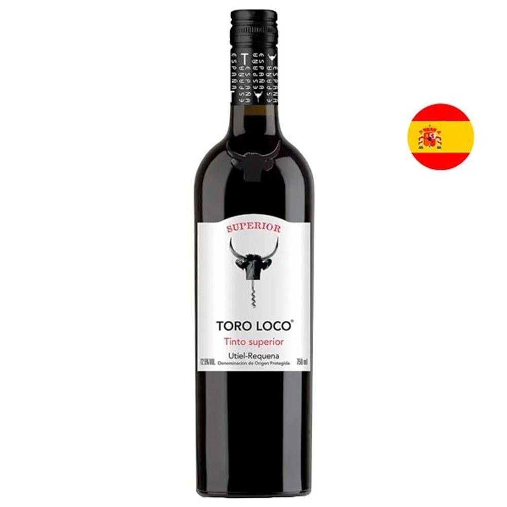 Vinho Tinto Espanhol Toro Loco Superior DOP Utiel Requena 750ml