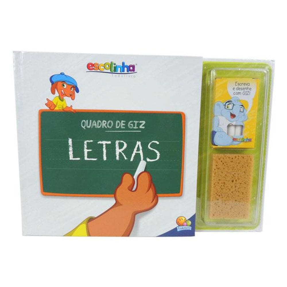Livro - Escolinha Quadro Giz - Letras