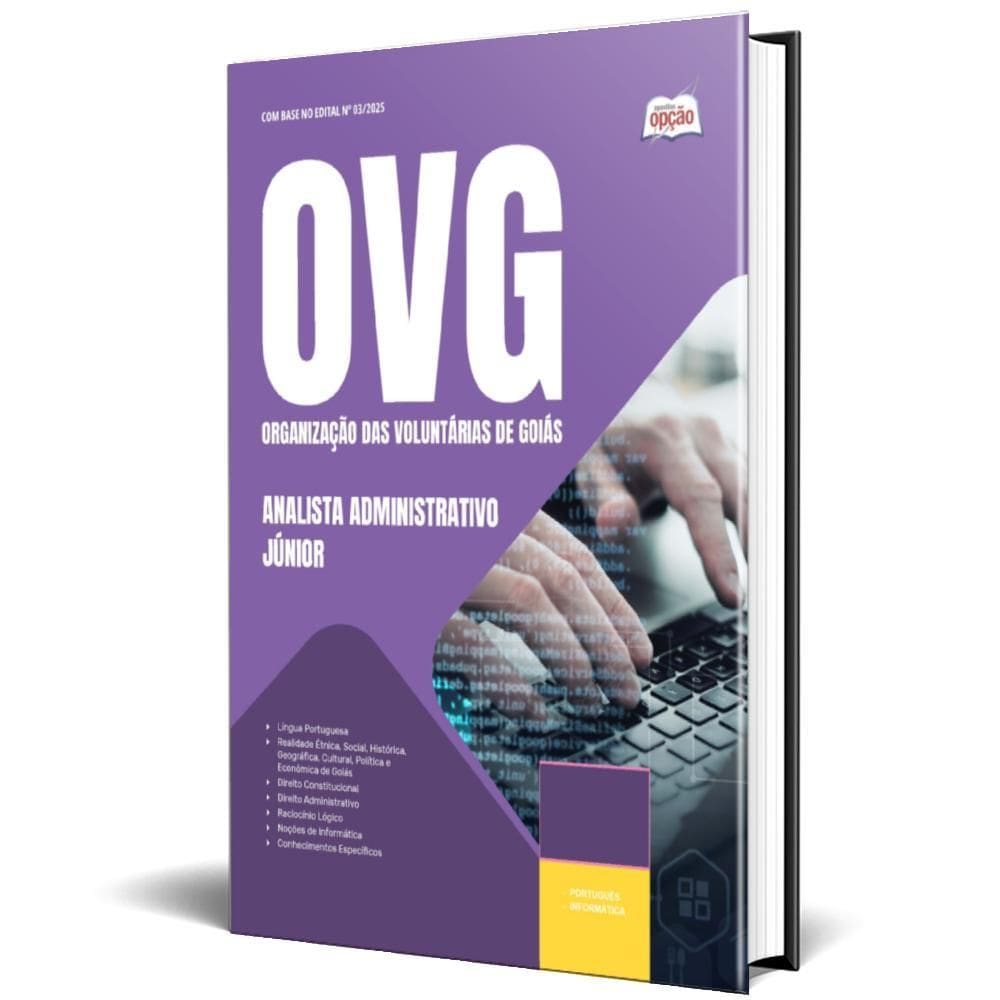 Apostila Ovg 2025 Analista Administrativo Júnior