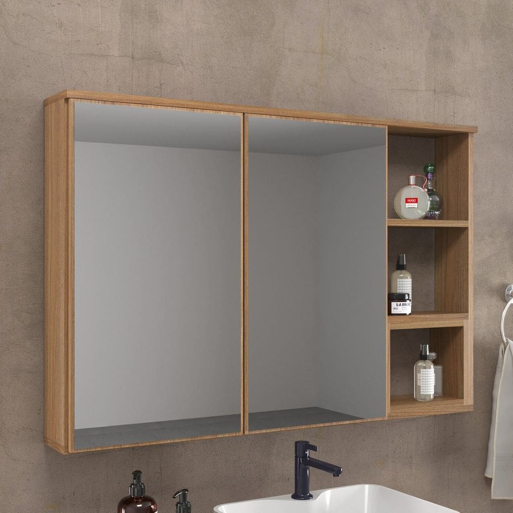 Espelheira para Banheiro 100cm X 67cm Máximus Noce
