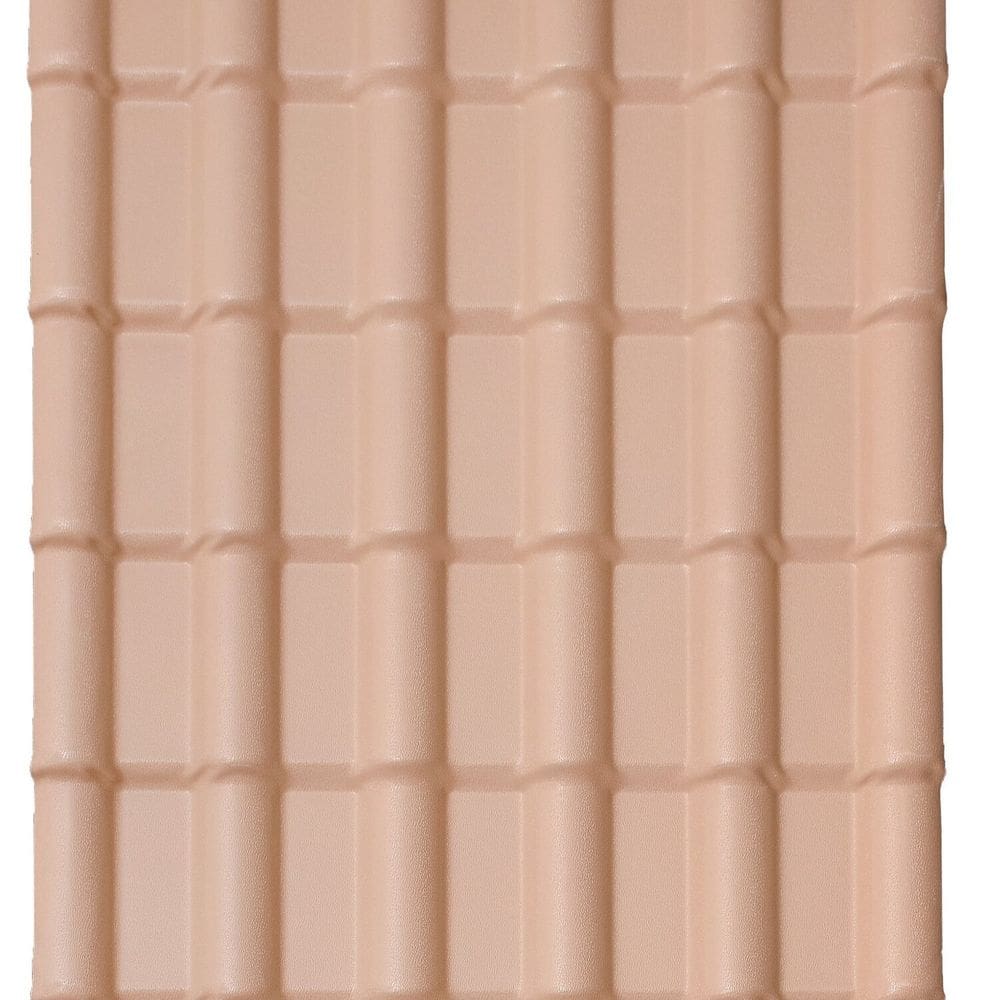 Telha Pvc Plan 330cm X 88cm 6 Ondas Lux Telhas Marfim